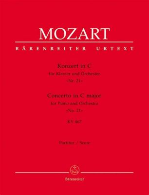  Konzert für Klavier und Orchester Nr. 21 in C-Dur, KV. 467; een meesterwerk van Mozarts briljante melodieën en virtuoze pianopartijen